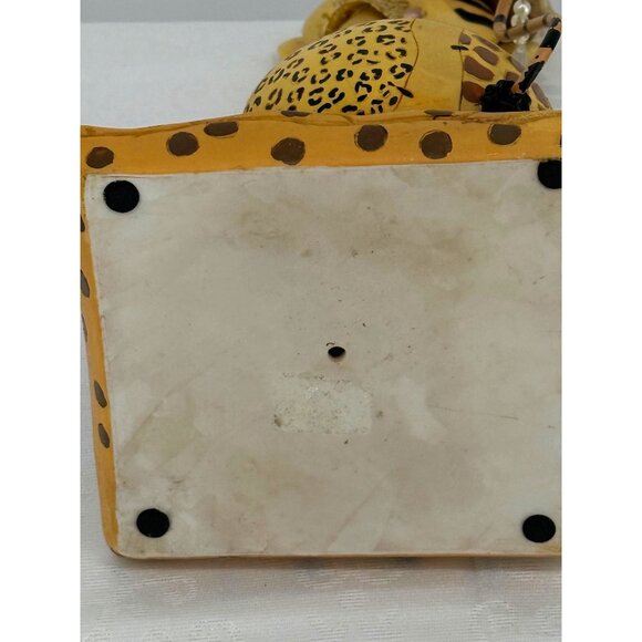 Enesco Fanciful Felines Safari‎ Cat Mixed Prints Slight Flaws - Picture 6 of 8